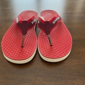 Ladies size 8 Burberry flip-flops
